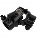 Ocpty Universal Steering U-joints Shaft 1 Dd X 3 4-30 Spline 35 Degree Black