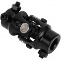 Ocpty Universal Steering U-joints Shaft 1 Dd X 3 4-30 Spline 35 Degree Black