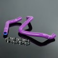 Silicone Radiator Hose Kit For Honda Civic Ek4 9 Type-r Dc2 Dohc B16a B B18c Purple With Clamps 