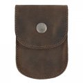 Hide Drink Full Grain Leather Holster Pouch Durable Edc Waist Bag For Coins Pocket Wallet Headphones Personal Items 