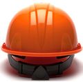 Pyramex Orange Cap Style 4 Point Snap Lock Suspension Hard Hat
