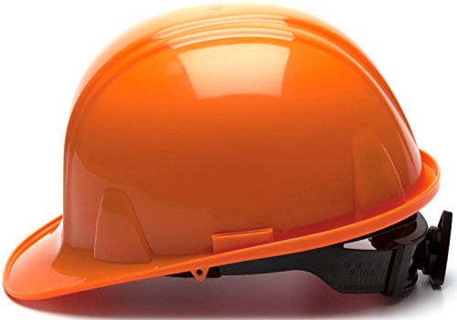 Pyramex Orange Cap Style 4 Point Snap Lock Suspension Hard Hat