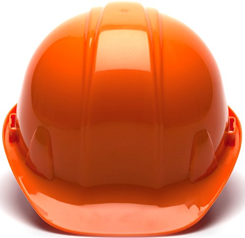Pyramex Orange Cap Style 4 Point Snap Lock Suspension Hard Hat