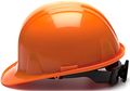 Pyramex Orange Cap Style 4 Point Snap Lock Suspension Hard Hat