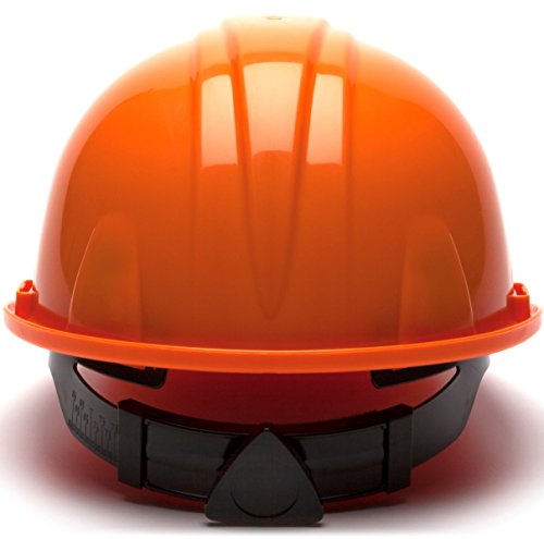 Pyramex Orange Cap Style 4 Point Snap Lock Suspension Hard Hat