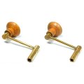 Grandfather Clock Crank Mainspring Winder Keys 14 13 Tools Kit 2 Pcs 