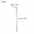 Uxcell 1 4 Ball End Hex Key Wrench L Shaped Long Arm Cr-v Repairing Tool Sae 2 Pcs