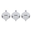 3pcs Ac Heater Control Knobs Blower Fan 121-0001-000 702-5401 Replacement For Peterbilt 330 335 357 367 375 378 379 384 386 387 