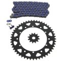 1989-1992 1997-1998 Fits Yamaha Yz125 125 Blue Chain And Sprocket 12 49 114l 