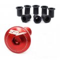 Autobahn88 Motorcycle Windscreen Bolt Dress-up Kit Compatible With Suzuki Sv 650s 1999-2002 Red Set Of 8