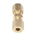 Brass Compression Fittings Male Threaded End Straight Sae 0 2 In Fitting Size Alx-pau-rb-785-3d-cl360a50 2 Pack