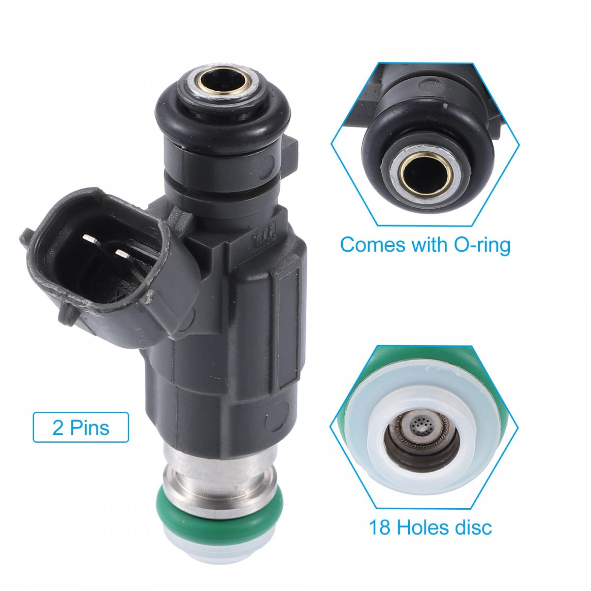 1 Pcs 16600-ae060 Fbjc101 Fuel Injector For Nissan Altima 2002-2005 Maxima 2002-2003 Murano 2003 3 5l Vq35de Vk45de