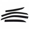Waltyotur Tuning Jdm Wavy Style Smoked Window Visor Vent Shade Rain Guard Deflector Replacement For Accord 2003-2007 7th Sedan