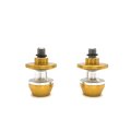 Httmt- Motorcycle 8mm Cnc Swingarm Spools Sliders Universal Starting Screw Gold 