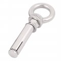 Uxcell M6 X 50mm 304 Stainless Steel Wire Rope Expansion Shield Anchor Eye Bolt
