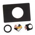Uonlytech 2pcs Ball Lock Door Reinforcement Plate Braces Kit Hole Cover Knob Strike Stainless Steel No Punching Bedroom