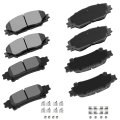 D1210 D1391 Ceramic Brake Pads Front And Rear Disc Pad Set For Toyota Prius V 2012 2018