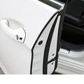 Car Door Edge Guards 32ft U Shape Rubber Protector Seal With Internal Double Sided Tape Black Universal Fit For Vehicle Doors 