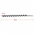 Waltyotur 1 75 X 24 Inch Small Fried Dough Twists Drill Suitable For Potted Plants Orchard Garden Soil Turning Or Mixed
