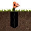Waltyotur 1 75 X 24 Inch Small Fried Dough Twists Drill Suitable For Potted Plants Orchard Garden Soil Turning Or Mixed