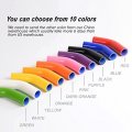 G-plus Silicone Radiator Coolant Hose Pipe Kit Clamps Compatibility Compatible With Honda Db8 Dc2 B18c Type R Black Head Blue