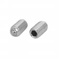 Uxcell M8x14mm 304 Stainless Steel Spring Hex Socket Ball Point Grub Set Screws 10pcs