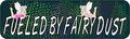 10in X 3in Fueled By Fairy Dust Magnet Stickertalk 