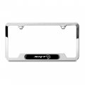 Mopar 82215526 Polished Srt Hellcat Logo License Plate Frame Dodge Challenger Charger 