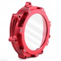 Sfriding Clutch Cover With Clear Window For Yamaha Yfz450 Yfz450r 2006-2022 5tg-15415-00-00 5tg-15415-10-00 Crankcase 1-1 Red