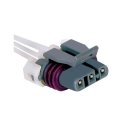 Multi Purpose Wire Connector For Chevy Cavalier 1995 To 2005 Gray Oval Male Gender Female Terminal 3 Pieces 