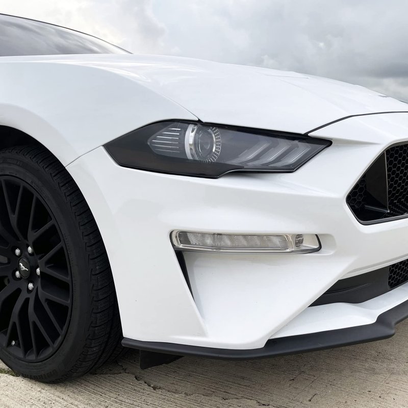 Slickmod Precut Vinyl Smoke Tint For 2018-2021 Ford Mustang Headlight 2 Sidemarker 20 Dark