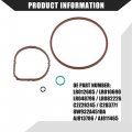 Hihaha Engine 5 0l Vacuum Pump Seal Kit For Land Rover Discovery 2017-2020 3 Gaskets Jaguar F-pace Elasticity Fluororubber 1