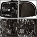 Compatible With Gmc Yukon Gmt800 Pair Of Clear Corner Headlight 3rd Brake Light Smoke Lens