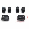 Httmt Mt420-002- Motorcycle Black Hand Controls Switch Button Covers Compatible With H-d 2011 Softail Models Except 11 Flstse
