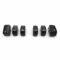 Httmt Mt420-002- Motorcycle Black Hand Controls Switch Button Covers Compatible With H-d 2011 Softail Models Except 11 Flstse