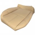 Secosautoparts Driver Passenger Side Bottom Top Lean Back Leather Seat Cover Tan Fit For Chevrolet Silverado Gmc Sierra Tahoe