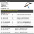 Downstream Oxygen Sensor Compatible With 2004-2007 Chevy Impala