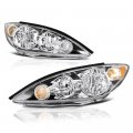 Chrome Housing Oe-style Headlight Headlamp Assembly For 2005-2006 Toyota Camry Driver Passenger Side 