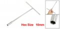 Uxcell A12060600ux0060 10mm Hand Tool Metric T Bar Handle Hex Socket Wrench Spanner
