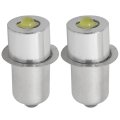 2 Pack Led Flashlight Bulbs 18v To 19 2v P13 5s 3w Replacement For Lamp Torch Lantern And Work Light 320 Degrees Wide Beam 80 