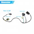 X Autohaux 15930264 Headlight Wiring Harness Headlamp Socket Connector Wire For Chevrolet Malibu 2008 2009 2020 2021 2012