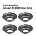 Waltyotur 4pcs Motorcycle Carburetor Carb Slide Vacuum Diaphragm Assembly Replacement For Yamaha Xj550 Xj650 Seca Turbo