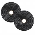 2pcs 19 7ft 6m 8mm 0 31 Inch Butyl Rubber Sealant Sound Deadening Rope Caulk Tape For Car Rv Windshield Headlight Door Black 