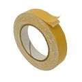 Double Sided Fabric Tape Dcc-9p White Polyester Cloth 1 2 In X 75 Ft Aggressive Synthetic Hot Melt Rubber Adhesive For Carpet 