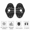 Cherocar Compatible With Camaro Door Lock Cover Buckle Decor Trim Exterior Accessories 2010-2015 Chevrolet Carbon Fiber