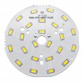Uxcell Led Chip Bulb 300ma 12w 24 Leds 5730 Surface Mounted Devices Module Aluminum Board Warm White Super Bright 85mm Dia For