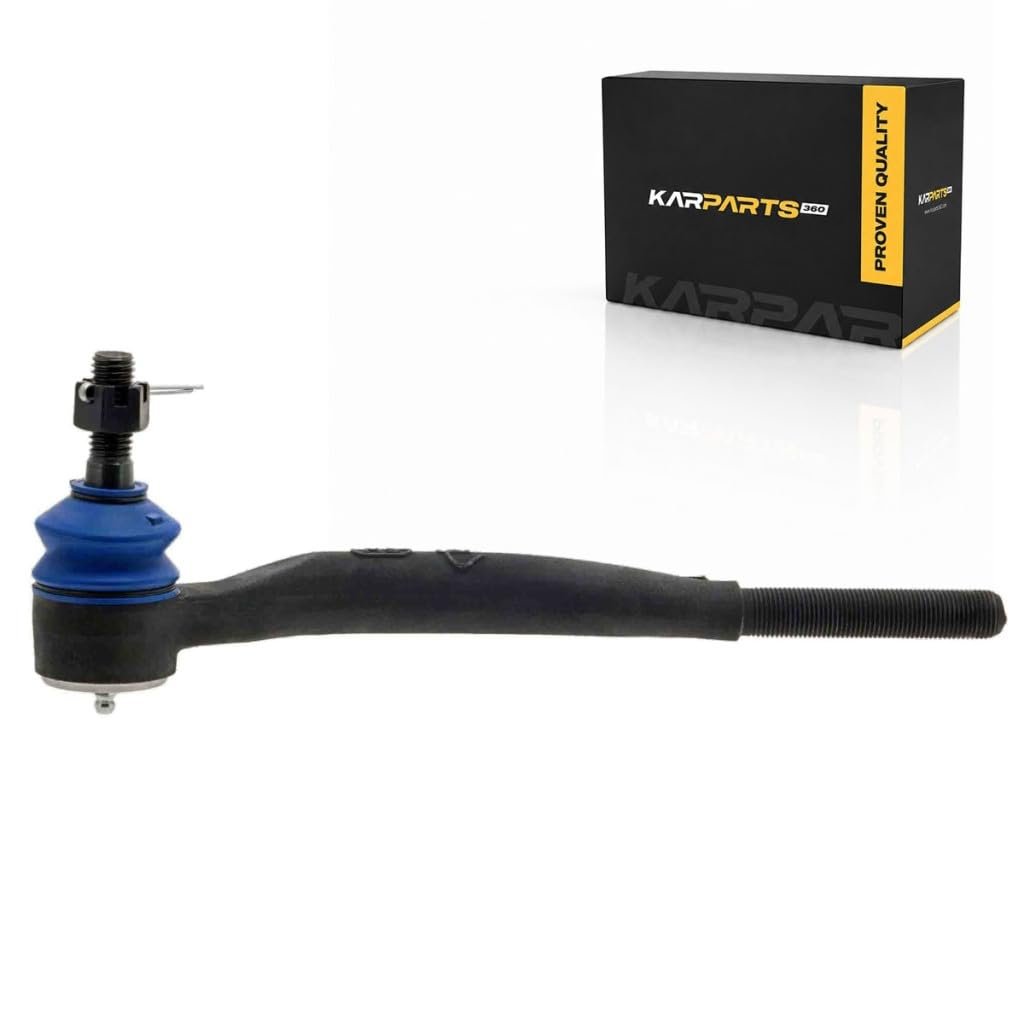 Tie Rod End For 2002 To 2009 Chevy Trailblazer Sintered Metal Bearing Threaded Stud Greaseable Includes Castle Nut And Cotter