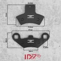 1pz St5-r1b Front And Rear Brake Pads Replacement For Polaris Scrambler 500 400 Trail Boss 325 330 Sportsman 335 Magnum Blazer