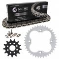 Niche Drive Sprocket Chain Combo For Honda Trx450r Trx450er Front 13 Rear 38 Tooth 520v O-ring 96 Links