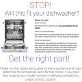 Supplying Demand 00633970 Dishwasher Water Inlet Valve Replacement Model Specific Not Universal